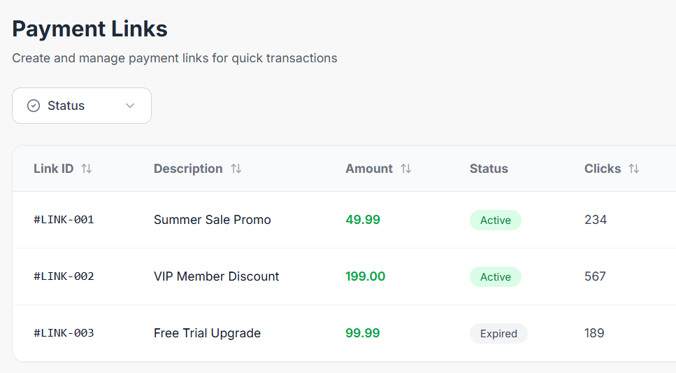 Payment Links