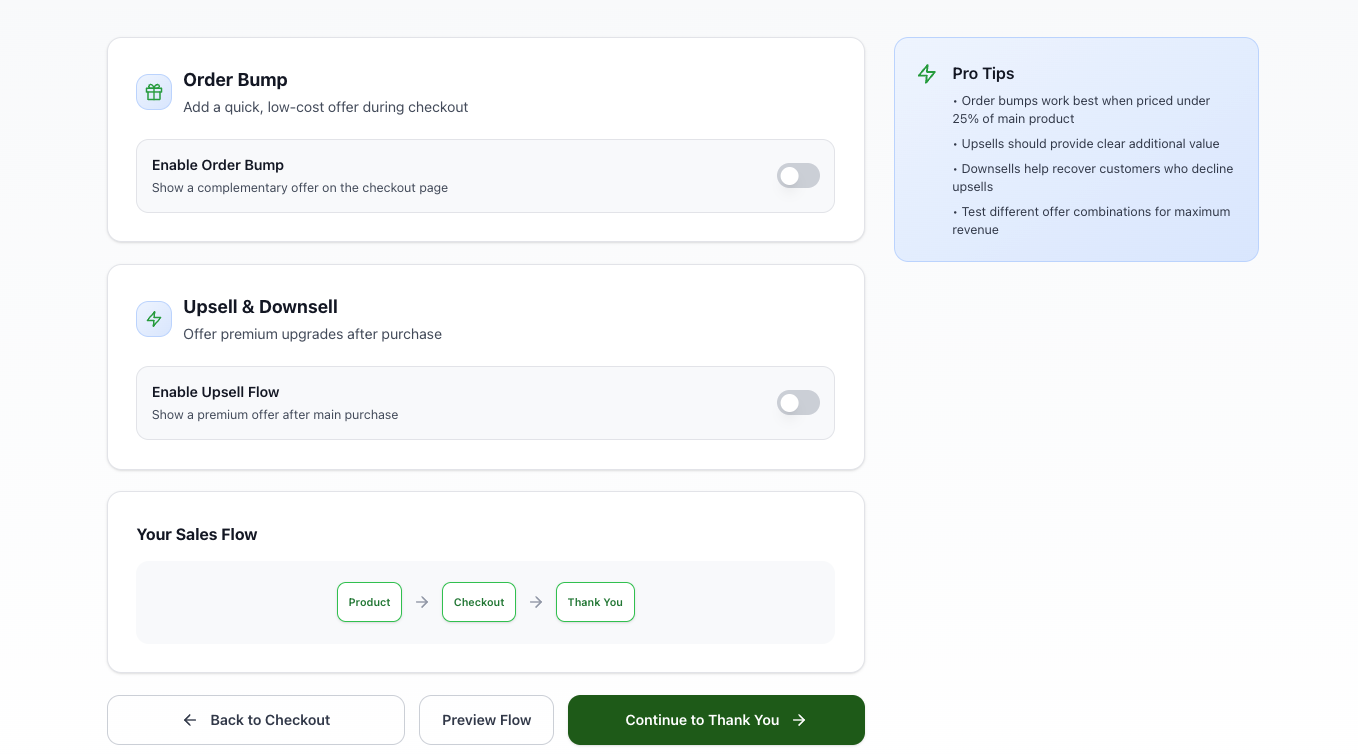 Build focused sales journeys